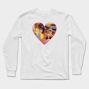 Chip and Gadget in love Long Sleeve T-Shirt